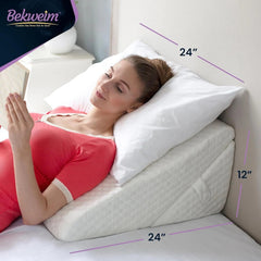 Adjustable Wedge Pillow for Sleep - For relief of sleep apnea, 07FC0E-D4 - KOEEK