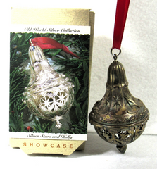 1993 Hallmark Ornament Old World Silver-plate Showcase Collection Lot of 3 HALLMARK - KOEEK
