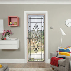 3D Sticker Imitation Glass Door Living Room Door Wall Mural Photo Home Decor 07FC0E-D4 - KOEEK