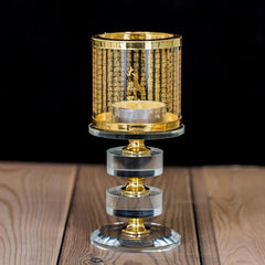 15cm Household Candle Holder Ornament Tibetan Crystal Butter Lamp Buddha Lamp 07FC0E-D4 - KOEEK