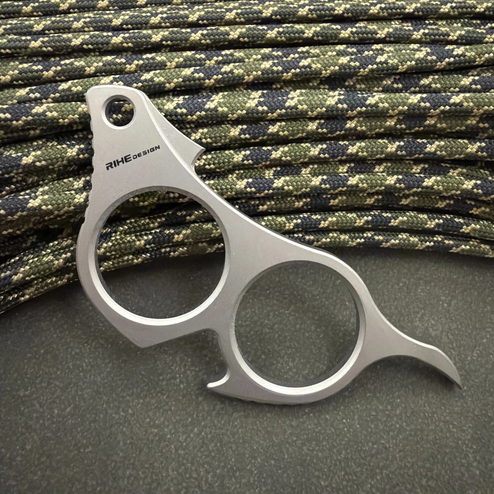 RIHE Design TC4 TITANIUM kangaroo EDC Mini Tool ruit orange peeler Bottle opener 07FC0E-D4 - KOEEK