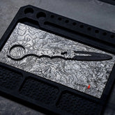 Expensive handmade props Silver foil carbon fiber EDC Tool 07FC0E-D4 - KOEEK