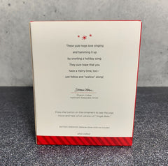 - Hallmark Christmas Ornament YULE HOGS Pigs 2014 Magic Sound & Motion Decor HALLMARK - KOEEK