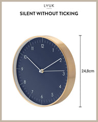 Modern Quartz Wall Clock with Silent Movement, Scandinan Design,Kitchen Clock 07FC0E-D4 - KOEEK