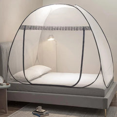 Mosquito Net Tent for Bed,Pop-Up Bed Canopy with Net Bottom,Mosquito Netting Bed 07FC0E-D4 - KOEEK