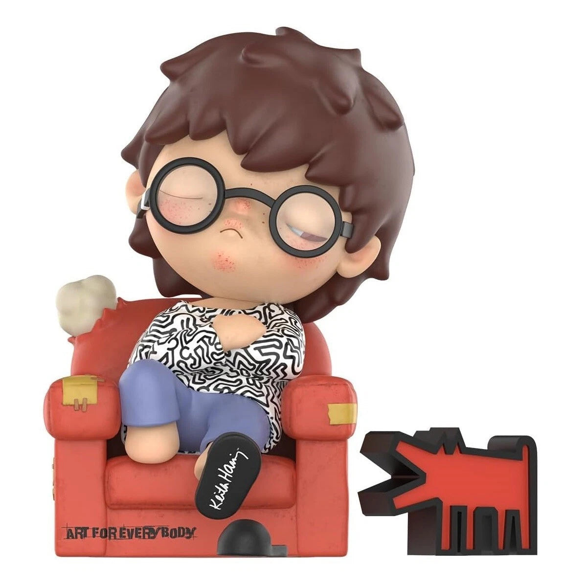 Authentic Hirono x Keith Haring big size figure hot cute toy gift 15cm 07FC0E-D4 - KOEEK