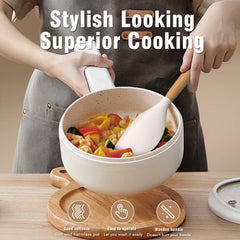 Silicone Cooking Utensils Set - Silicone Kitchen Utensils Cooking Wooden Handles 07FC0E-D4 - KOEEK