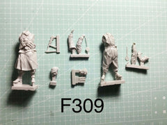 1:35 resin figure model 2 soldiers Unassembled Unpainted 07FC0E-D4 - KOEEK