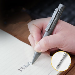 Titanium Ballpoint Pen Bolt Action Office Signature Writing Pocket Pen EDC Gifts 07FC0E-D4 - KOEEK