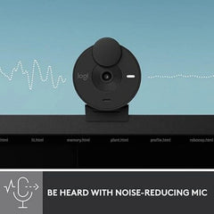 301 Full HD Webcam with Privacy Shutter, Noise Reduction Microphone,USB-C 07FC0E-D4 - KOEEK