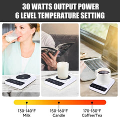 Mug Warmer - Electric Coffee Mug Warmer with Timer 07FC0E-D4 - KOEEK