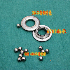 Creative Metal EDC Toy Fidget Ring Buddha Beads Fidget Toy Fidget Spinner Gifts 07FC0E-D4 - KOEEK