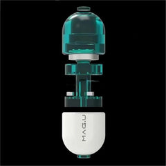 GAO STUDIO EDC Luminous Blue Magnetic Capsule Toys Hand Spinner Fidget Toys Gift 07FC0E-D4 - KOEEK