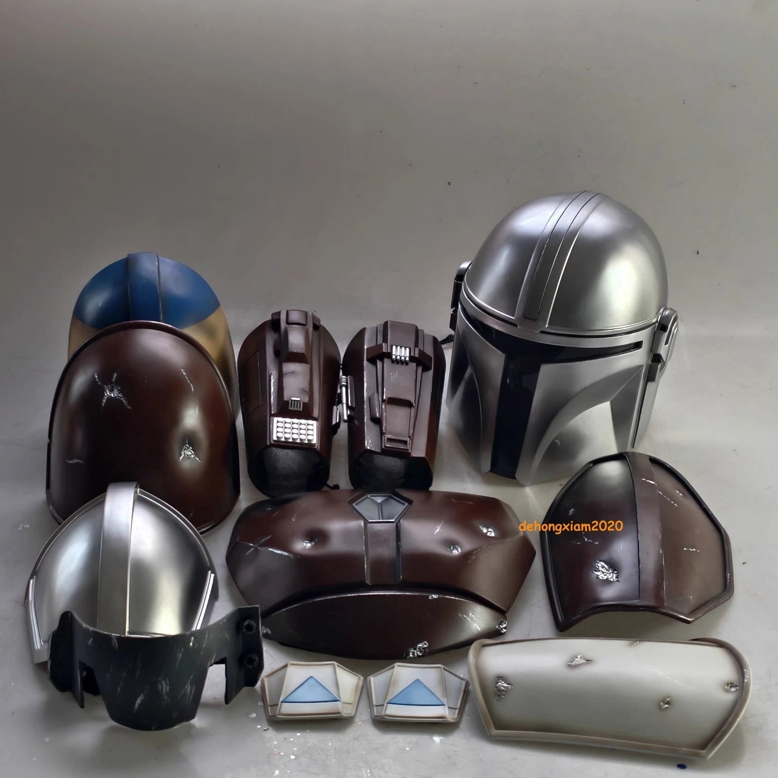 The Mandalorian Din Djarin FRP Arm Thigh Armor Breastplate Cosplay Helmet Props 07FC0E-D4 - KOEEK