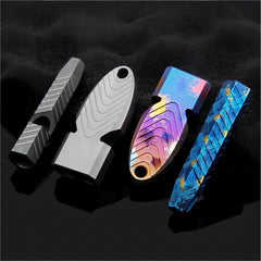 Titanium Emergency Whistle EDC Safety Survival Whistle Outdoor Pet Training Gift 07FC0E-D4 - KOEEK