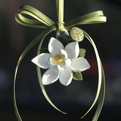 Zen Lotus Car Hanging Ornament Chinese Style Peace Guardian Gift 07FC0E-D4 - KOEEK
