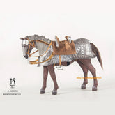 Brown Art Horse Armor Made for Duke of Saxony Collectible Prop In Stock BROWN_ART - KOEEK