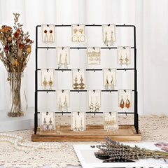 Earring display rack, for selling earrings, bracelets,and hair accessories. 07FC0E-D4 - KOEEK