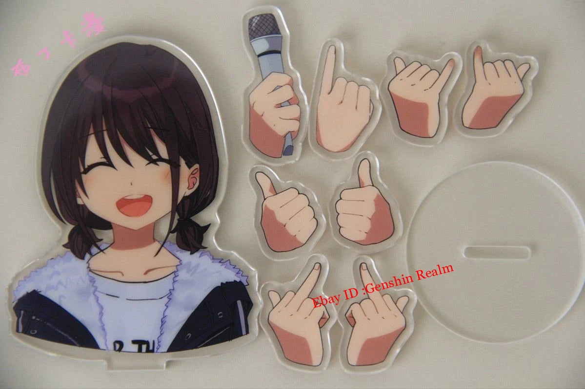 Anime GIRLS BAND CRY NINA ISERI Acrylic Desktop Stand Figure Collection Gift 07FC0E-D4 - KOEEK