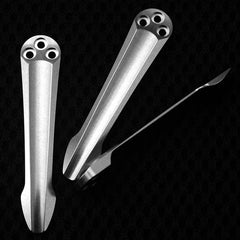 Solid Titanium 3D Milled Clip (Screws Included) For Spyderco Para 2, 3, Smock + 07FC0E-D4 - KOEEK
