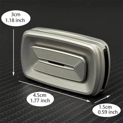 Hot Silver Simple EDC Fidget Toys Stainless Steel Mechanical Push Fidget Slider 07FC0E-D4 - KOEEK