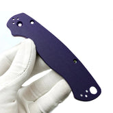 2pcs Custom Purple G10 Handle Scales For Paramilitary 2 Para 2 PM2 Folding Knife 07FC0E-D4 - KOEEK