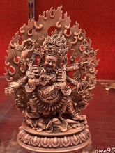 15CM 6 Arms Mahakala Buddha Copper Statue Home Design Collection 07FC0E-D4 - KOEEK