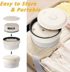 Rice Cooker, 2 Liter Portable Rice Cooker with Foldable Handle, Non-Stick 07FC0E-D4 - KOEEK