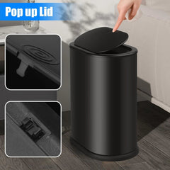 Stainless steel bathroom trash can 1.8 gallon small trash can 07FC0E-D4 - KOEEK
