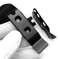 2PCS Holster Quick Clips Knife Sheath Stainless Steel Belt Clip For Kydex Cutter 07FC0E-D4 - KOEEK