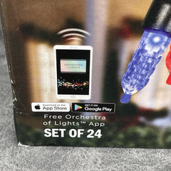 24 Gemmy Orchestra of Lights Color-Changing Faceted Mini LED Lights - GEMMY - KOEEK