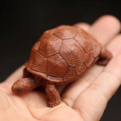 Purple Clay Tea Accessories Turtle Tea Pet Home Decor 07FC0E-D4 - KOEEK