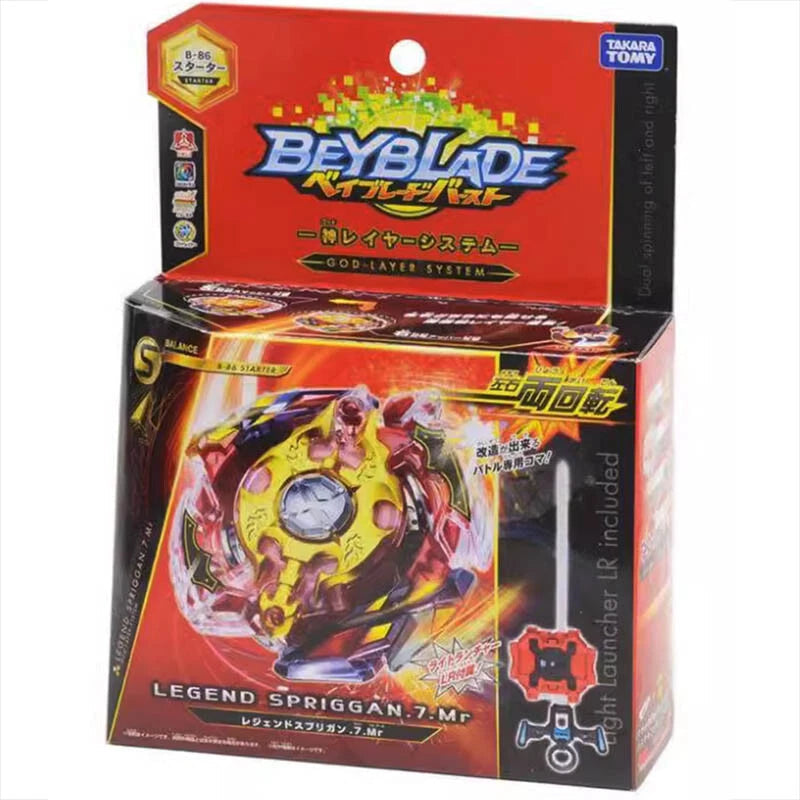TAKARA TOMY Legend Spriggan. 7.MR Beyblade Burst Starter Launcher B-86 Official TOMY - KOEEK