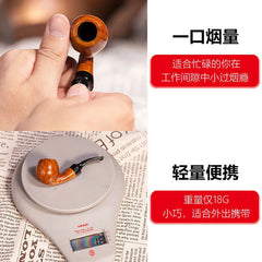 Handmade Mini Briar Wood Tobacco Smoking Pipes Men's Best Gift 07FC0E-D4 - KOEEK