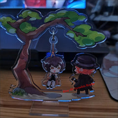 Anime Bungo Stray Dogs Dazai Osamu Acrylic Scene Desktop Stand Figure Collection 07FC0E-D4 - KOEEK