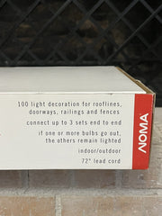 Vtg NWT Noma Christmas Expressions 60" Holographic Holly w/ Berries Lights NOS NOMA - KOEEK