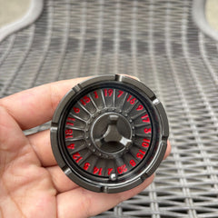 Metal Fingertip Gyro Roulette Dice for Dungeons and Dragons Spinner EDC Dice Toy 07FC0E-D4 - KOEEK
