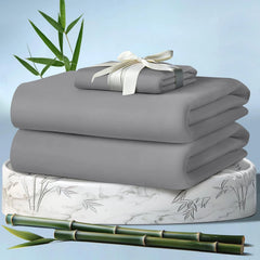 viscose fiber (bamboo fiber) double bed sheet set, 3-piece set