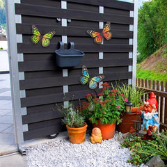 Metal Butterfly Wall Decor-3 Pcs Butterflies Wall Sculpture Hanging Decorations 07FC0E-D4 - KOEEK