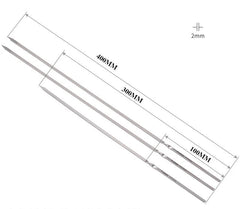 5pcs Barbecue Skewer titanium Flat Grilling Skewers BBQ Needle Stick Barbecue 07FC0E-D4 - KOEEK