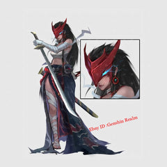 League of Legends The Unforgotten Yone Acrylic Desktop Stand Figure Collection 07FC0E-D4 - KOEEK