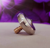 EDC Stainless Steel Brass Spinning Top Finger Spinner Ceramic Bead Fidget Toys 07FC0E-D4 - KOEEK