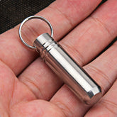 EDC Mini Titanium Alloy Keychain Waterproof Box Sealed Container Outdoor Storage EDC - KOEEK
