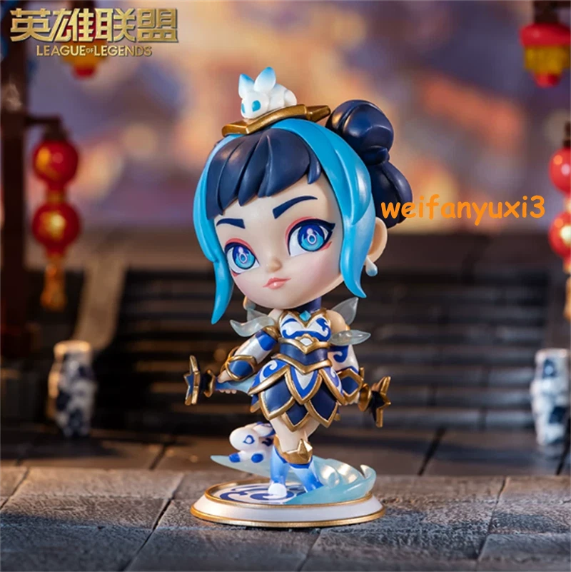 League Of Legends LOL Lux Figure Blue And White Porcelain Limited Edition Model LOL - KOEEK