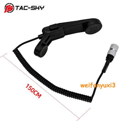US! Tactical H250 Handset Handheld 6-Pin Speaker Micophone for PRC-152/148 Radio 07FC0E-D4 - KOEEK