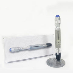 US STOCK! 10th Doctor Who Metal Sonic Screwdriver Scalable LED Replica Prop Gift 07FC0E-D4 - KOEEK