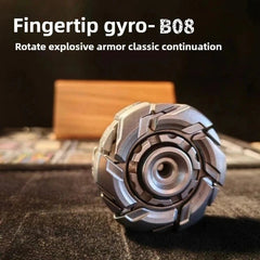 B08 EDC Stainless Steel Stone Wash Fidget Spinner Armor Mechanical Toy 07FC0E-D4 - KOEEK