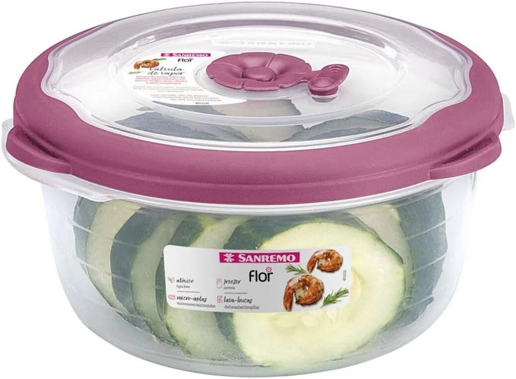 3.1 Cup Plastic Bowls Food Storage Container With Lid For Leftovers, Meal Prep 07FC0E-D4 - KOEEK