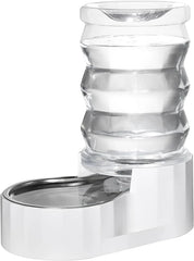 Automatic Pet Waterer, BPA Free, Gravity-Fed Stainless Steel Waterer