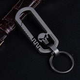 Titanium Alloy Skull Quick Release Hanging Buckle Car Keychain Key Ring EDC Gift 07FC0E-D4 - KOEEK